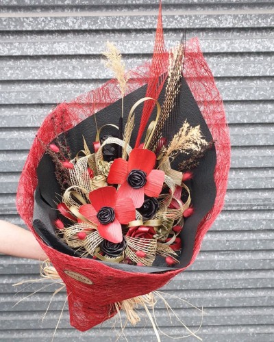06 Exclusive Flax Poppy Bouquet